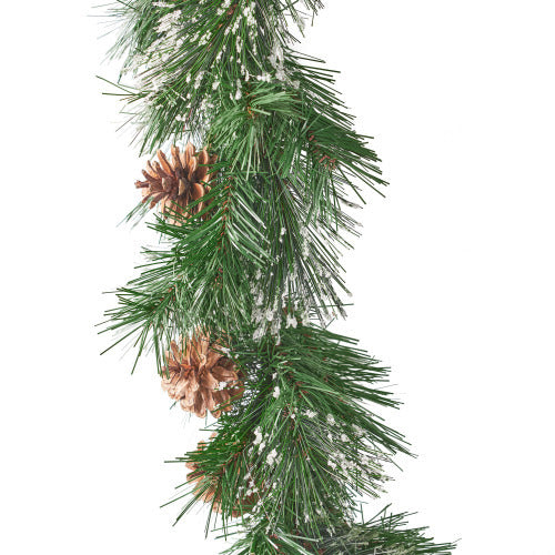 Wreath With 20 Pine Cones And 50 Warm White LED Lights With Timer - Battery Powered - Outdoor, 160 Pointed Heads