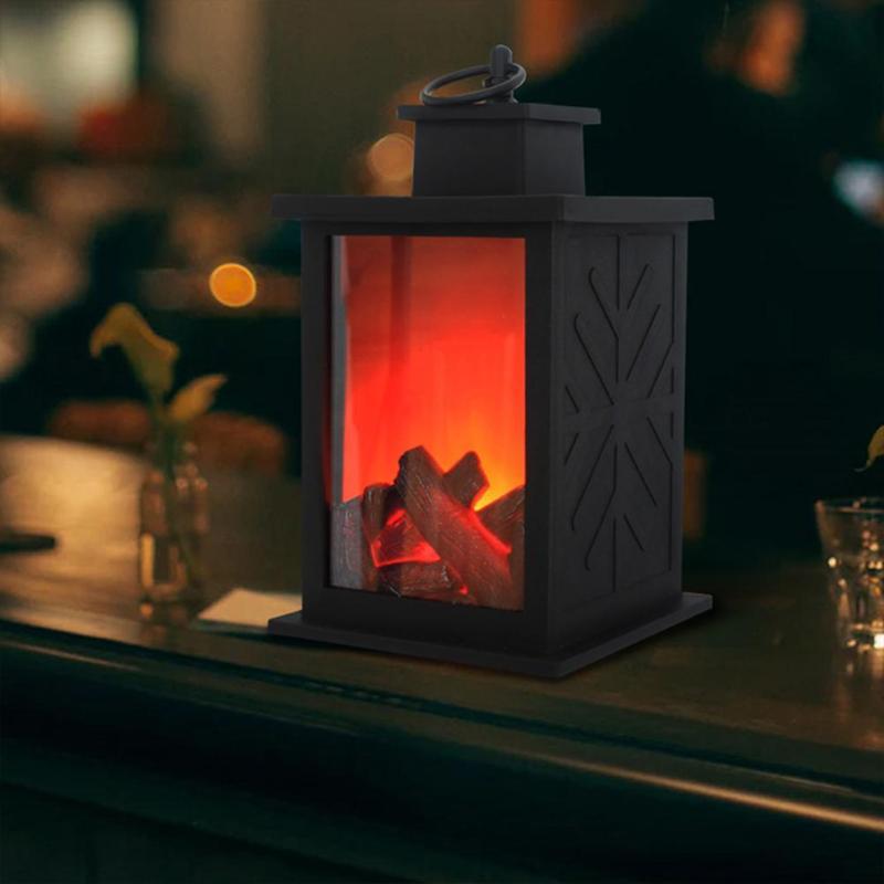 Simulated fireplace Battery Powered Decorative Lights