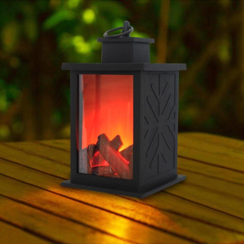 Simulated fireplace Battery Powered Decorative Lights