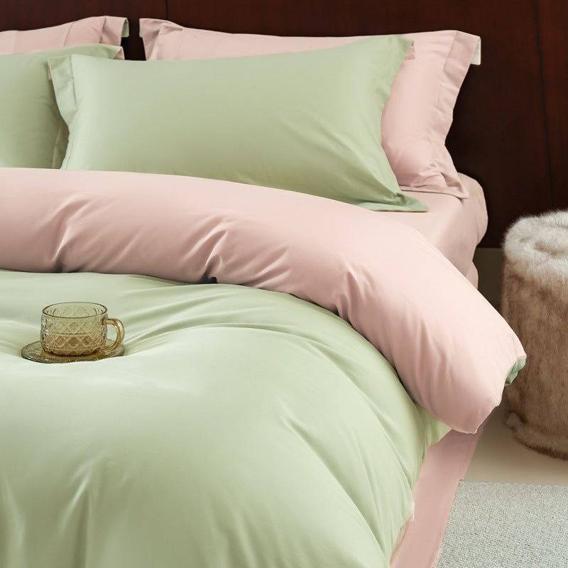 High-end Thickening Brushed Cotton Four-piece Cotton Set