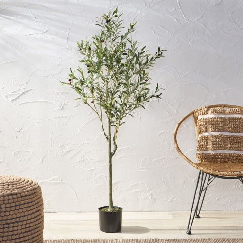 60 in (150 Cm) Artificial Olive Tree Decor