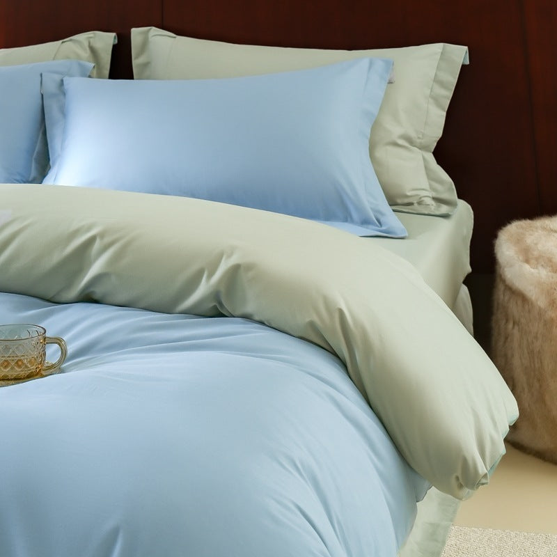 High-end Thickening Brushed Cotton Four-piece Cotton Set