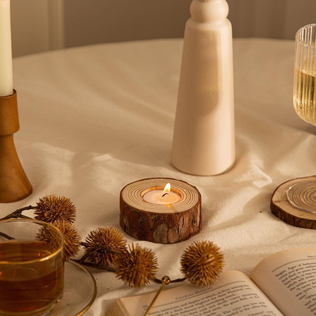 Decoration Creative Pine Candlestick