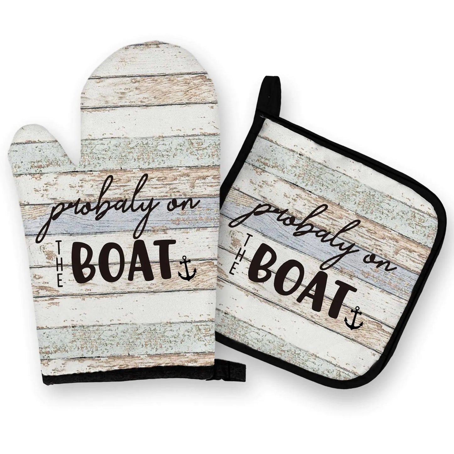 Lakeview Kitchen Oven Mitts & Pot Holders Set