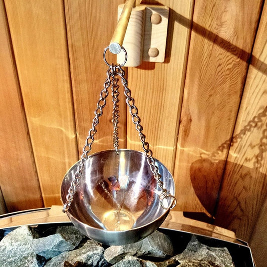 Stainless Steel Essential Oil Bowl Dry Sauna Room