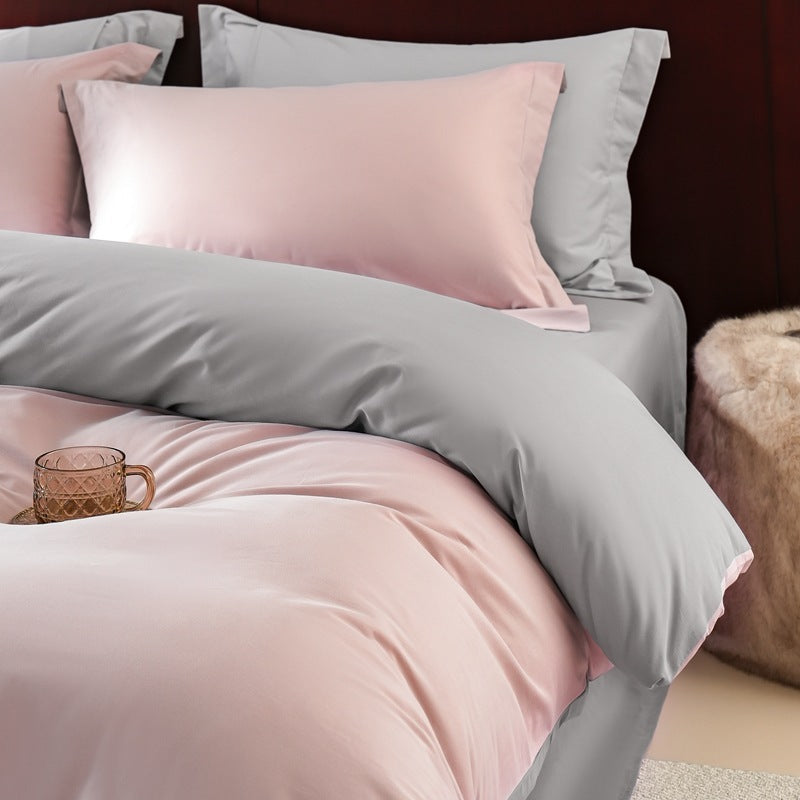 High-end Thickening Brushed Cotton Four-piece Cotton Set
