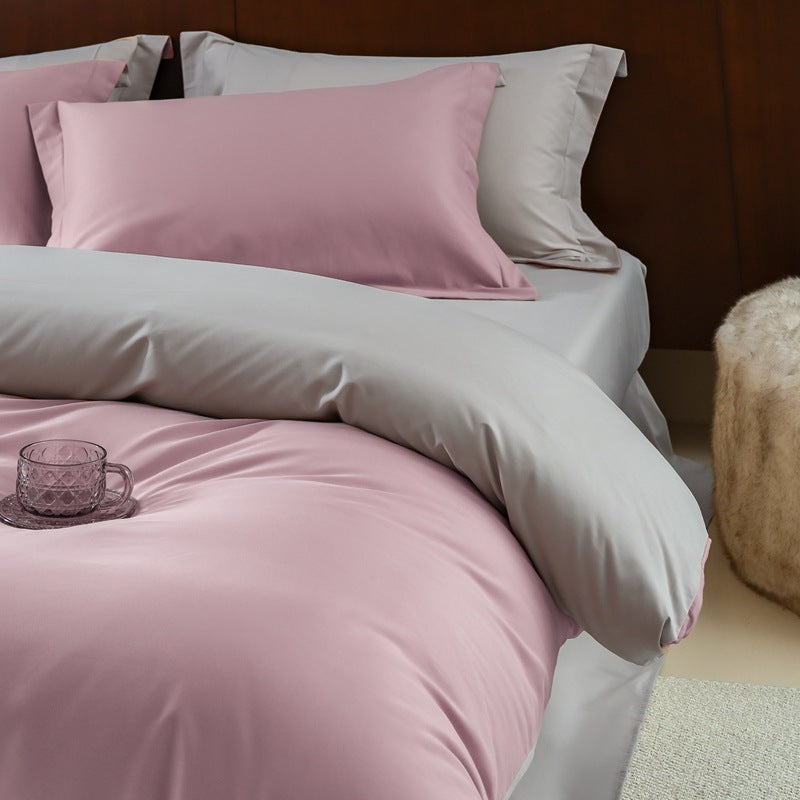 High-end Thickening Brushed Cotton Four-piece Cotton Set