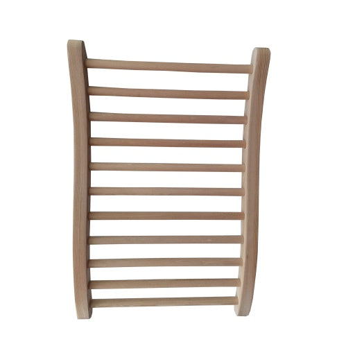 Hemlock Round Stick Sauna Backrest